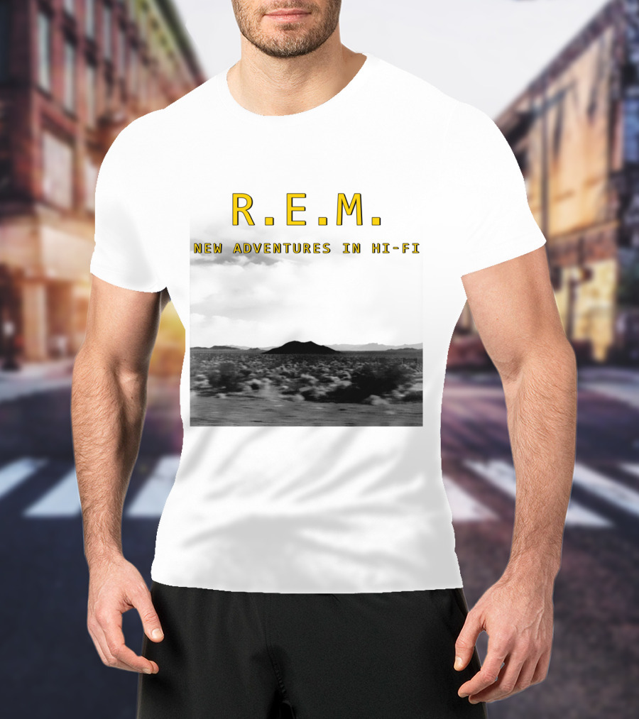 R.E.M. New Adventures In Hi-Fi Desert Landscape Photography T-Shirt