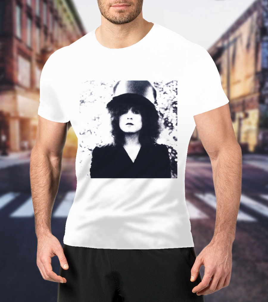Marc Bolan Top Hat Monochrome Portrait Trx T-Shirt