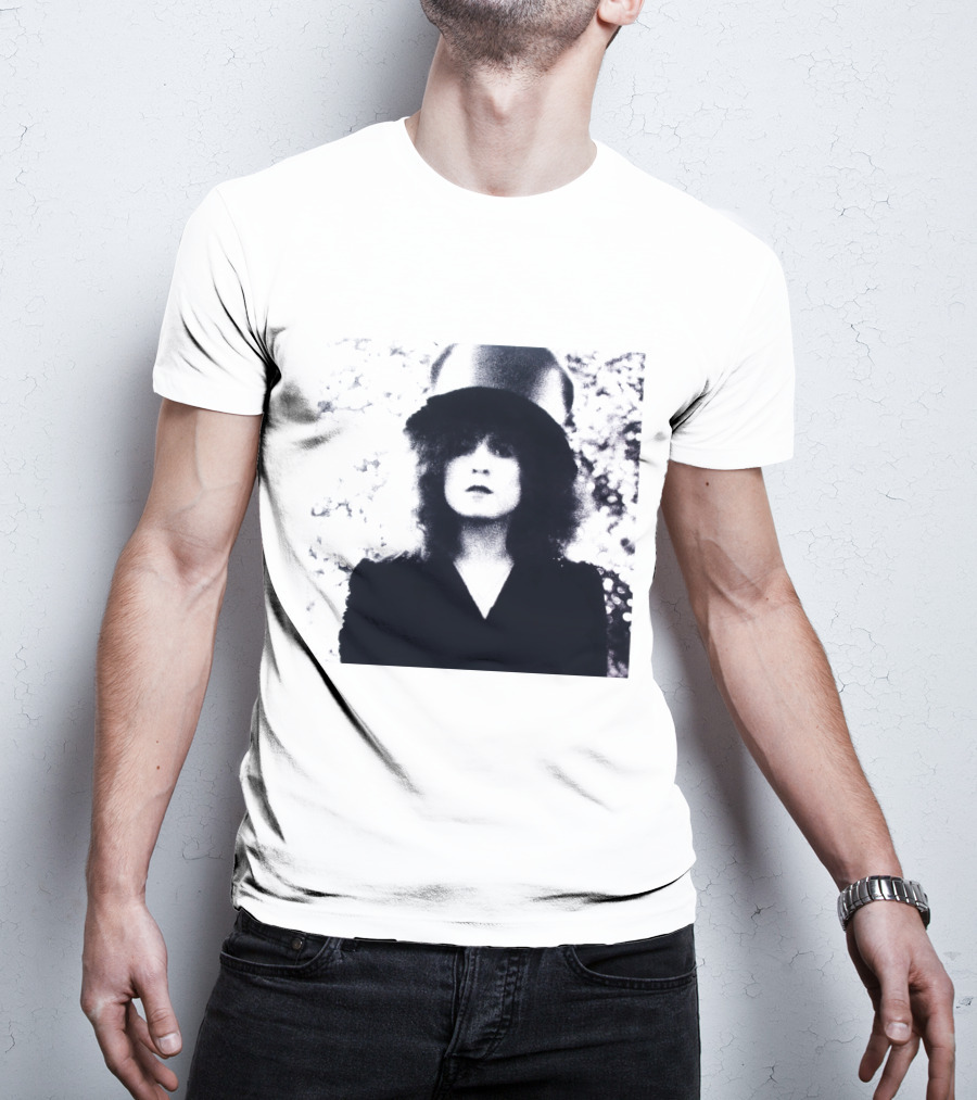 Marc Bolan Top Hat Monochrome Portrait Trx T-Shirt