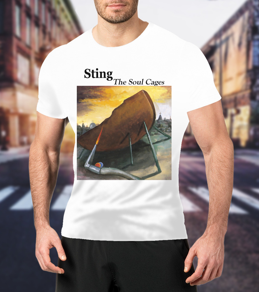 Sting The Soul Cages Album Cover Art T-Shirt