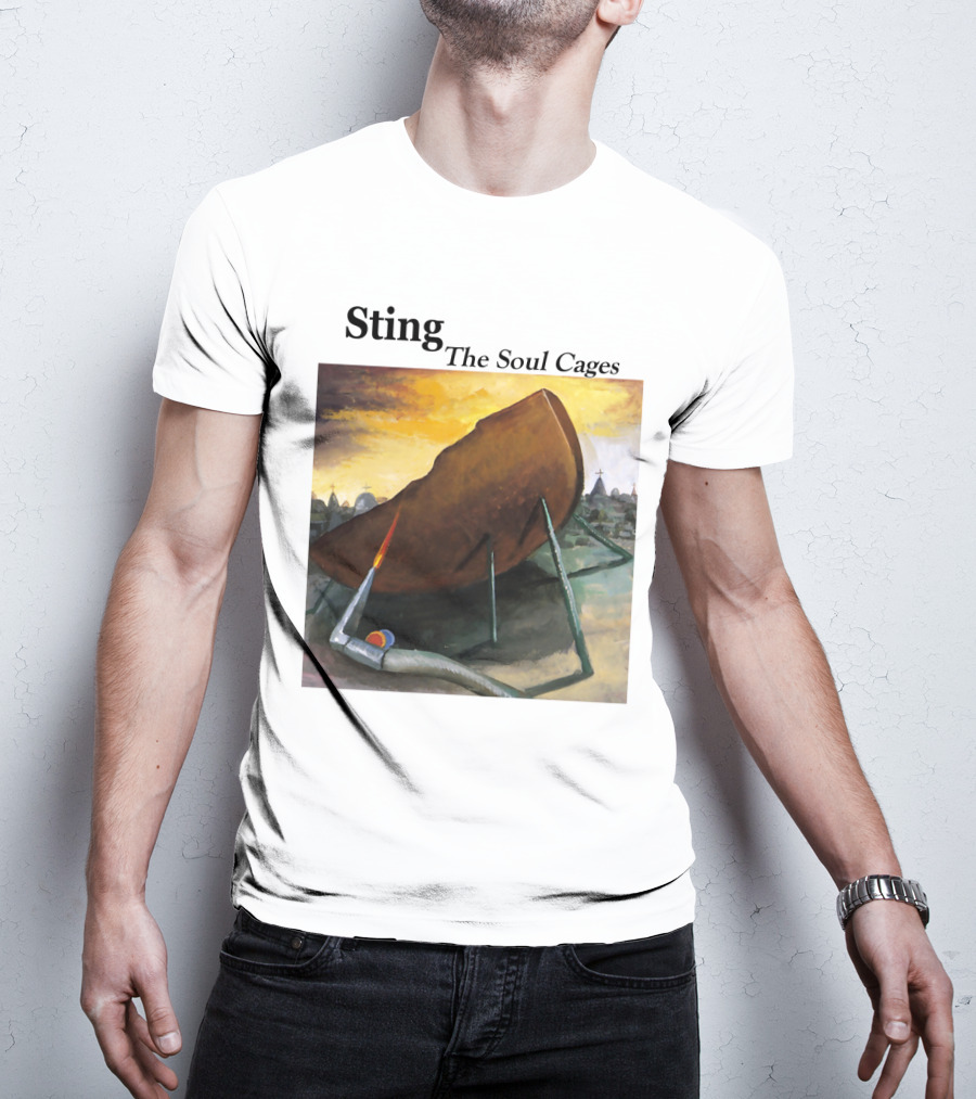 Sting The Soul Cages Album Cover Art T-Shirt
