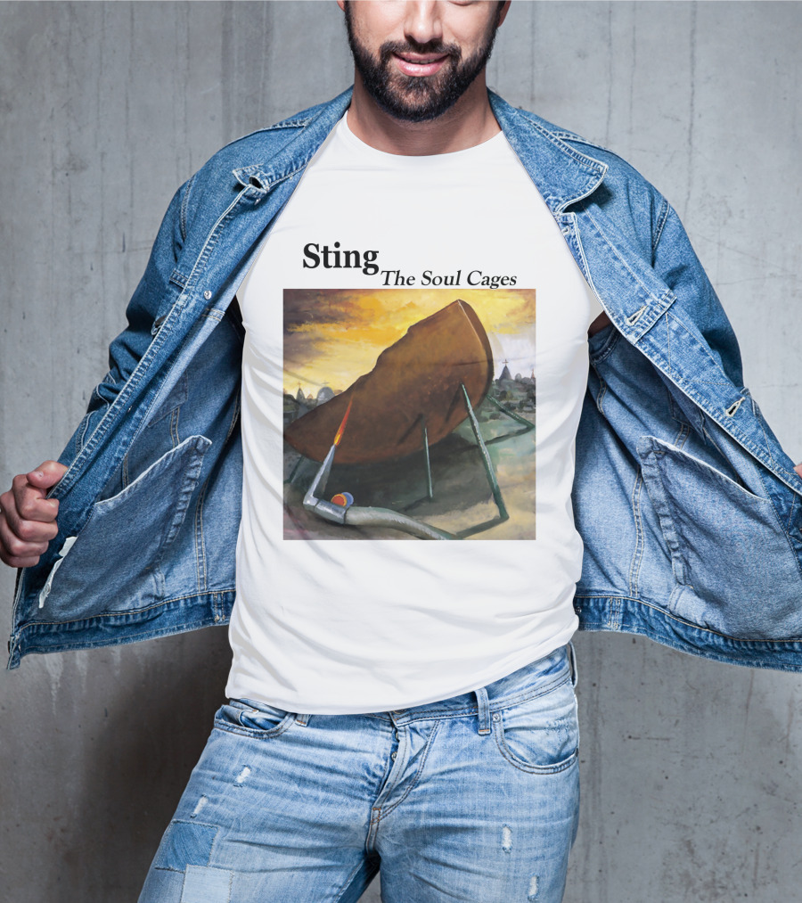 Sting The Soul Cages Album Cover Art T-Shirt