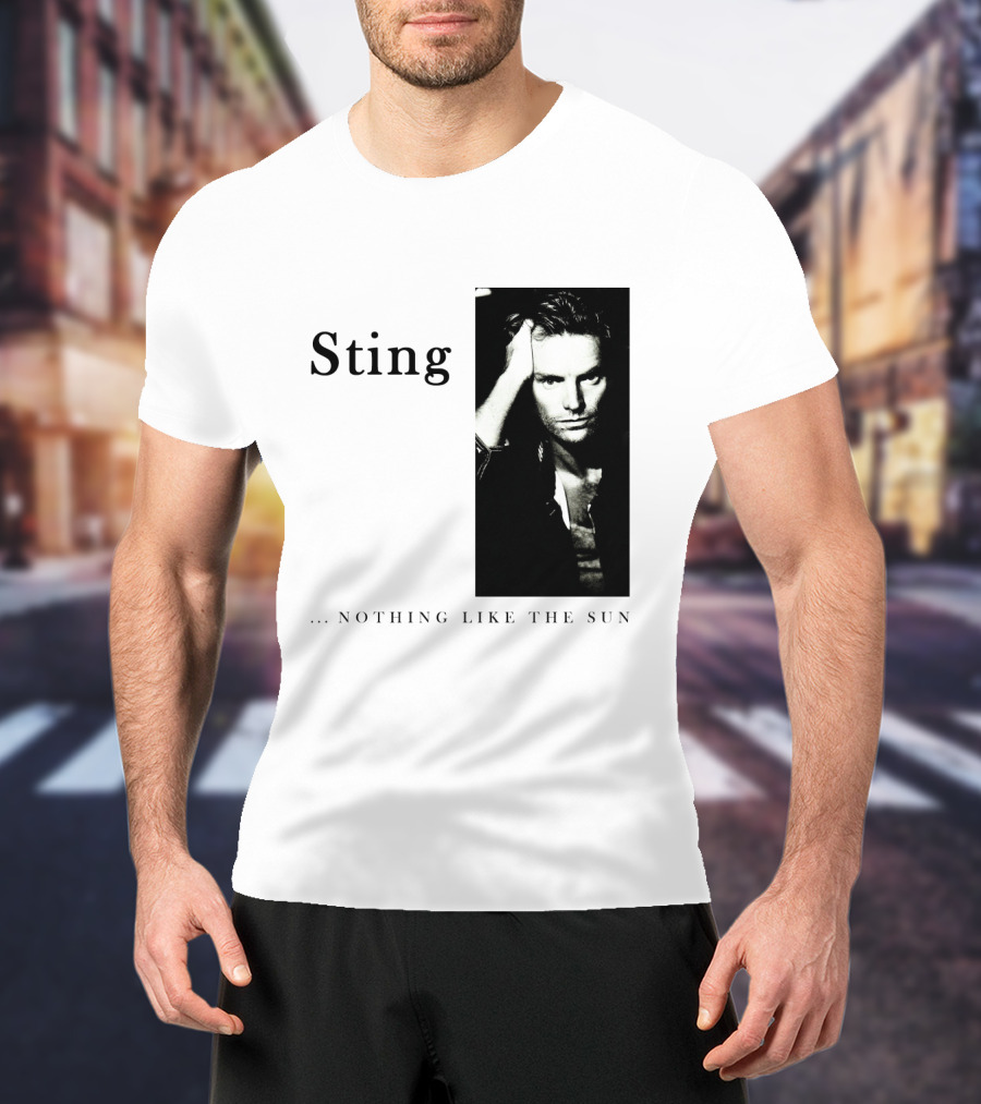 Sting ...Nothing Like The Sun Album Cover T-Shirt