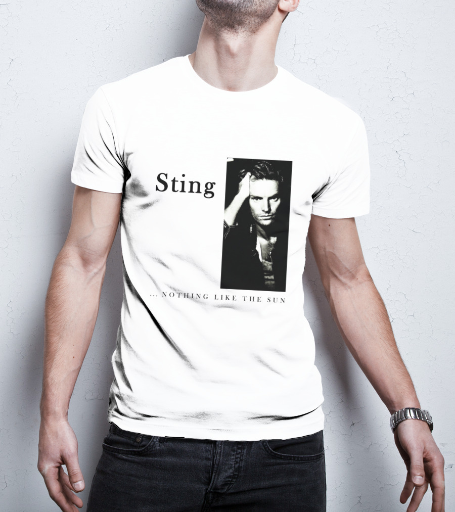 Sting ...Nothing Like The Sun Album Cover T-Shirt
