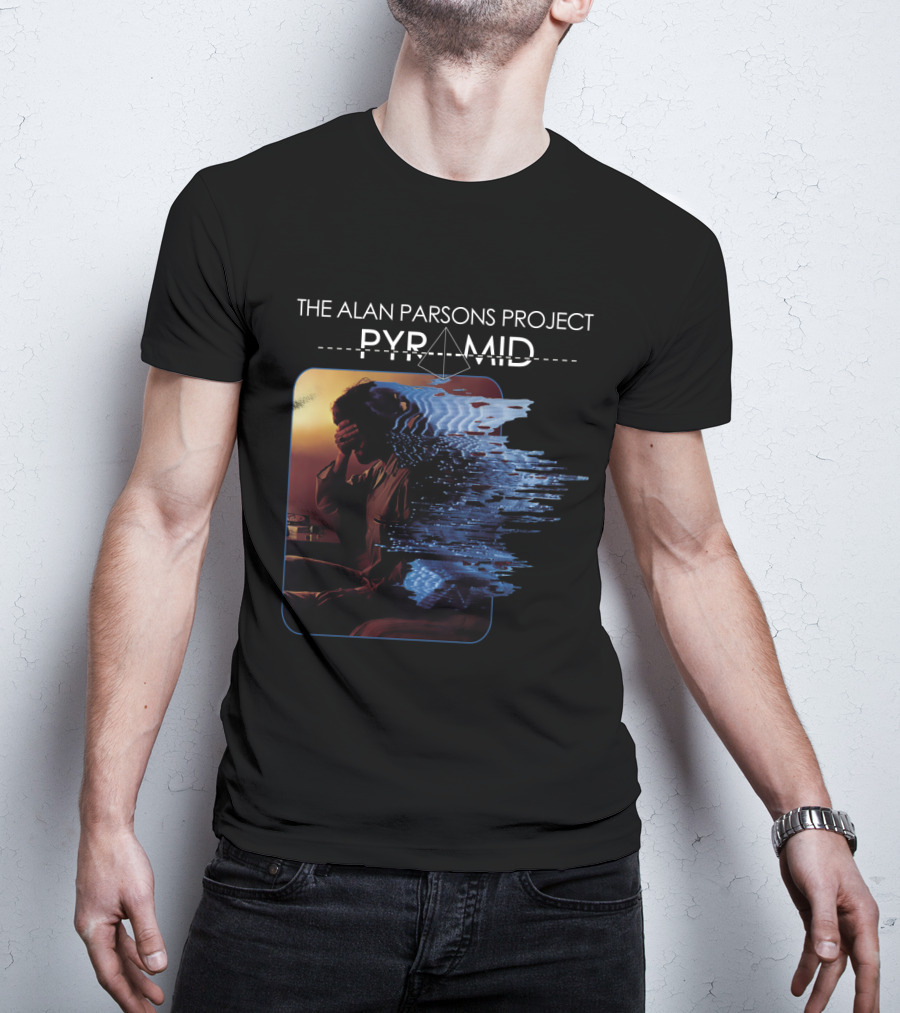The Alan Parsons Project Pyramid Album Distorted Reflection T-Shirt