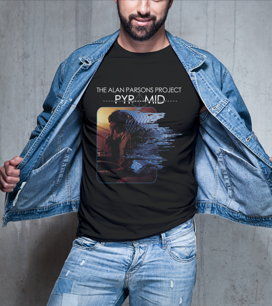 The Alan Parsons Project Pyramid Album Distorted Reflection T-Shirt