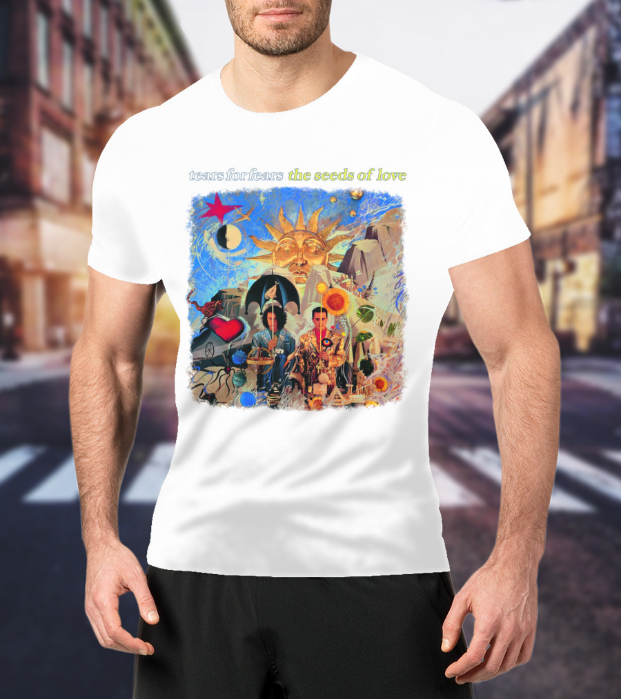 Tears For Fears The Seeds Of Love Sun Collage T-Shirt