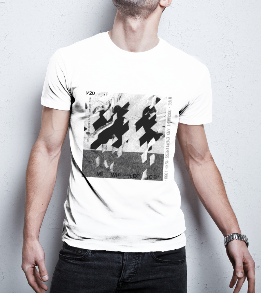 Wire Document And Eyewitness 1979 1980 V/20 M LE CB T-Shirt