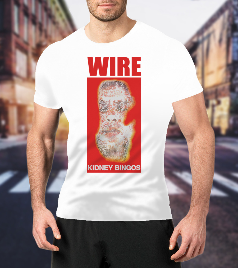 WIRE Kidney Bingos Red Face T-Shirt
