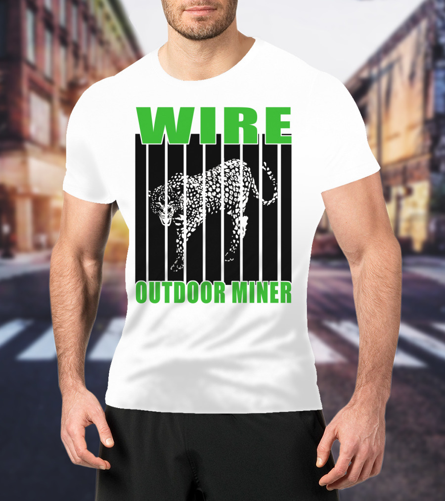 WIRE Outdoor Miner Leopard Bars T-Shirt