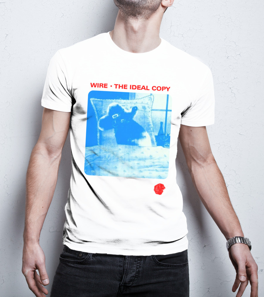 Wire The Ideal Copy Blue Dog On Pillow T-Shirt