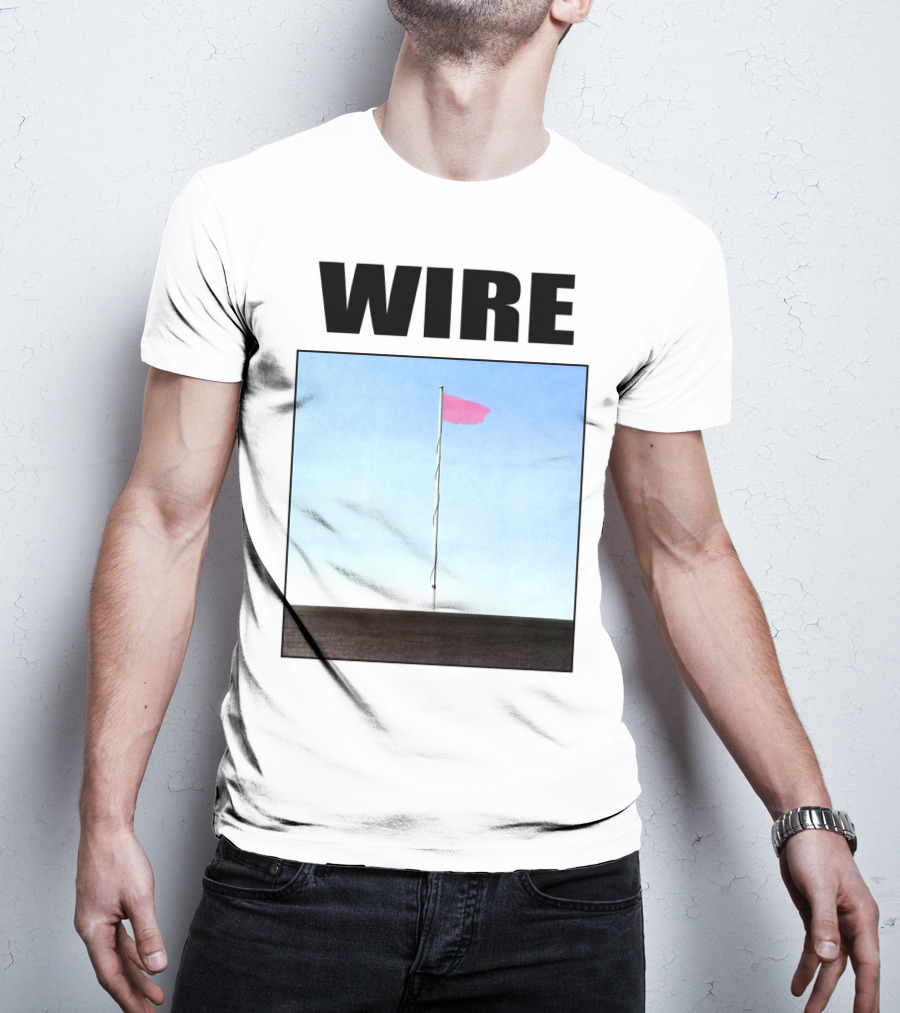 Wire Pink Flag Iconic Album Cover T-Shirt
