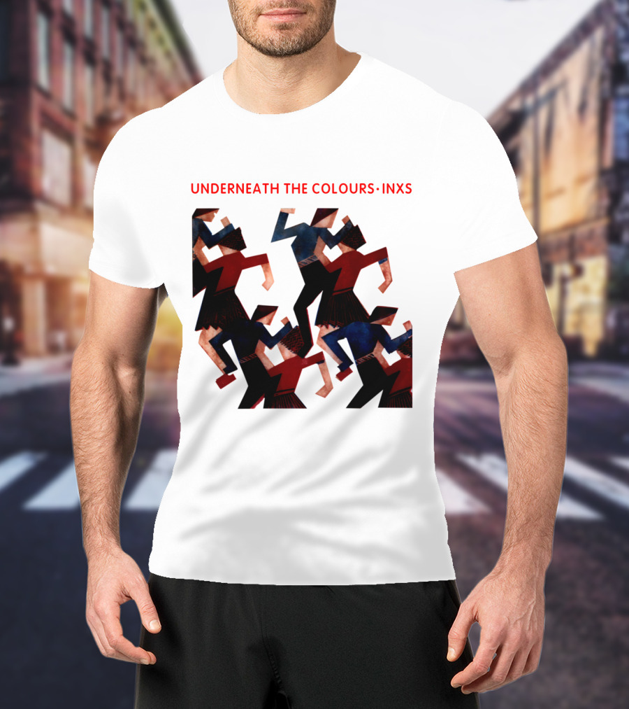 INXS Underneath The Colours Dance Figures T-Shirt