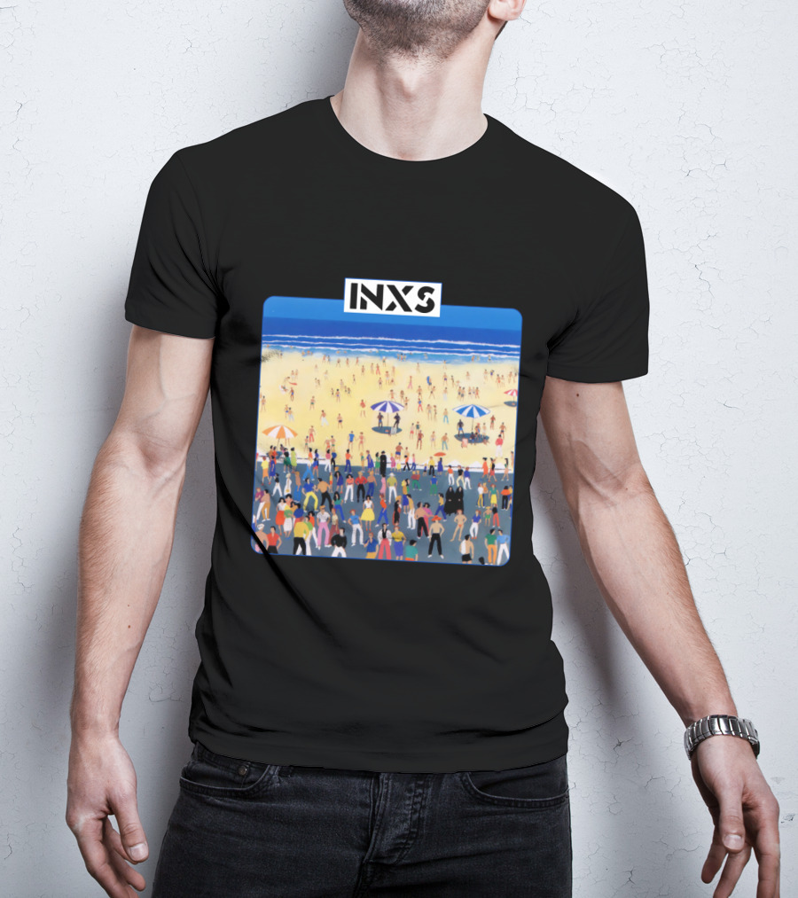 INXS Bondi Beach Crowd T-Shirt
