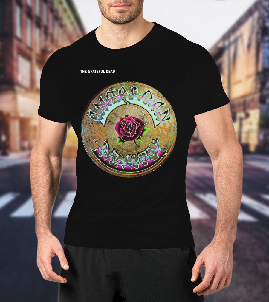 The Grateful Dead American Beauty Rose Circle T-Shirt