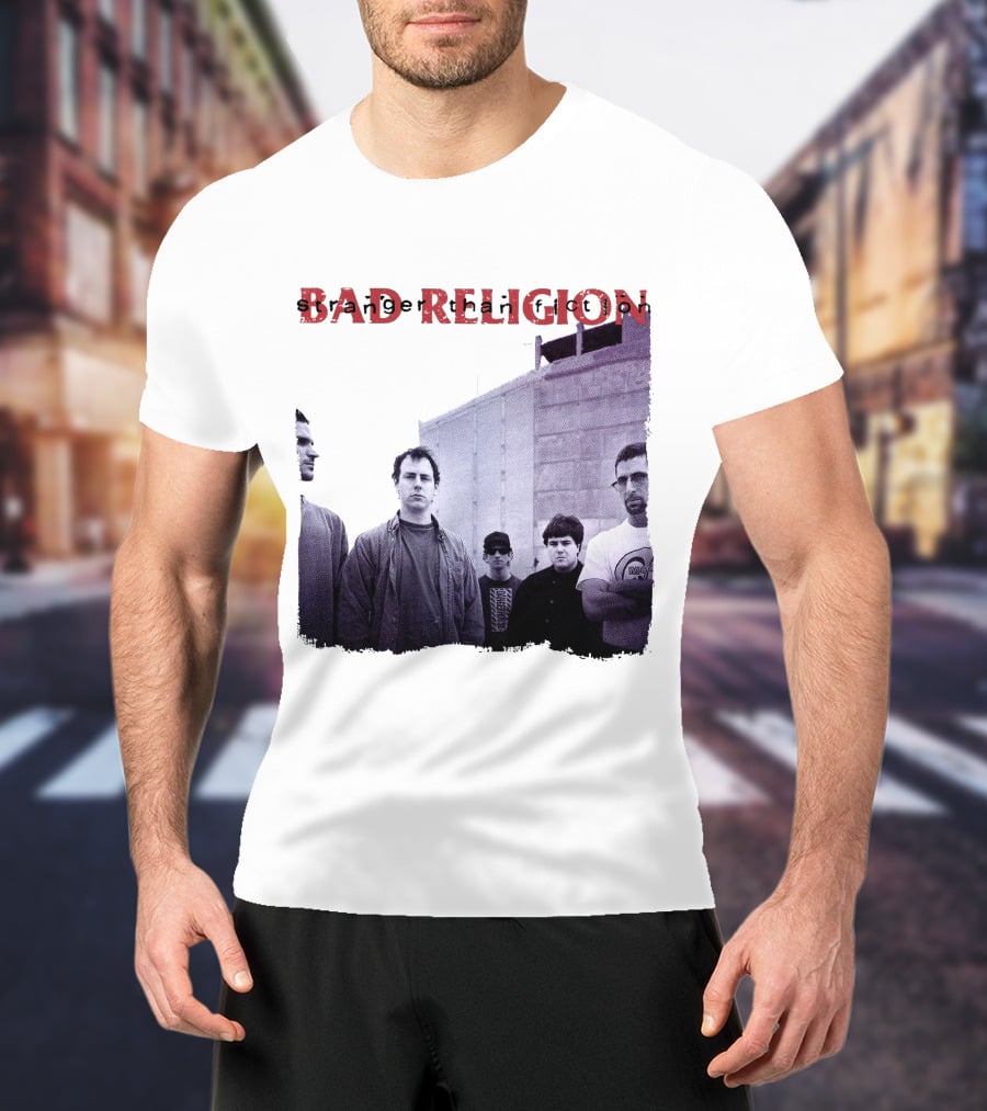 Bad Religion Band Photo На Тёмном Фоне T-Shirt
