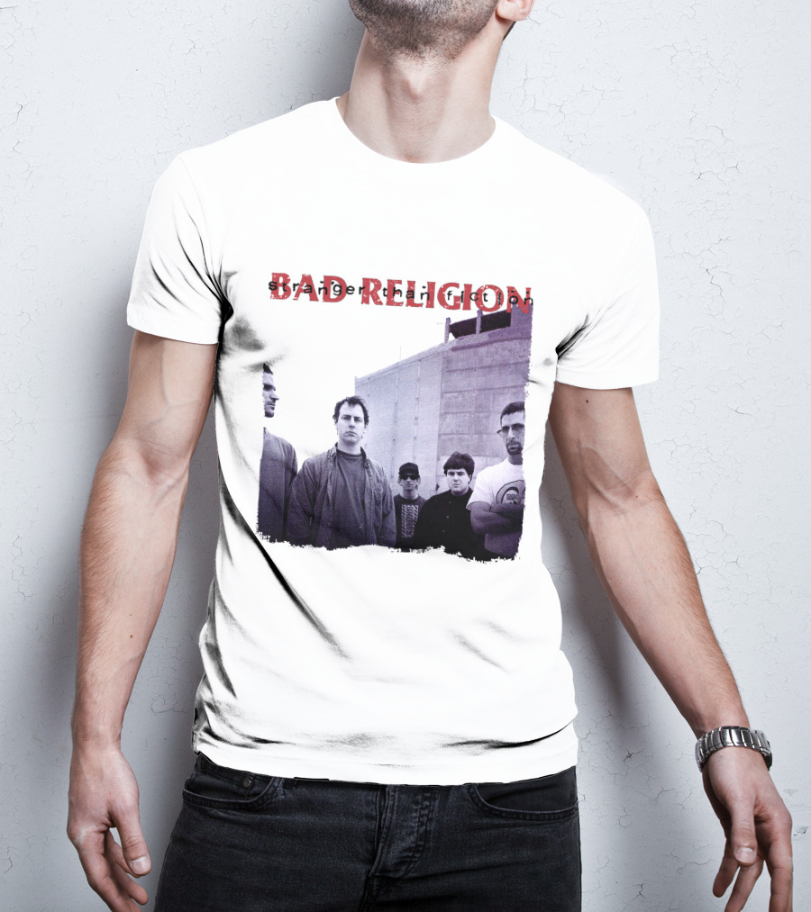 Bad Religion Band Photo На Тёмном Фоне T-Shirt