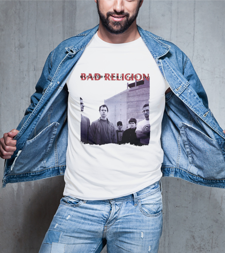 Bad Religion Band Photo На Тёмном Фоне T-Shirt