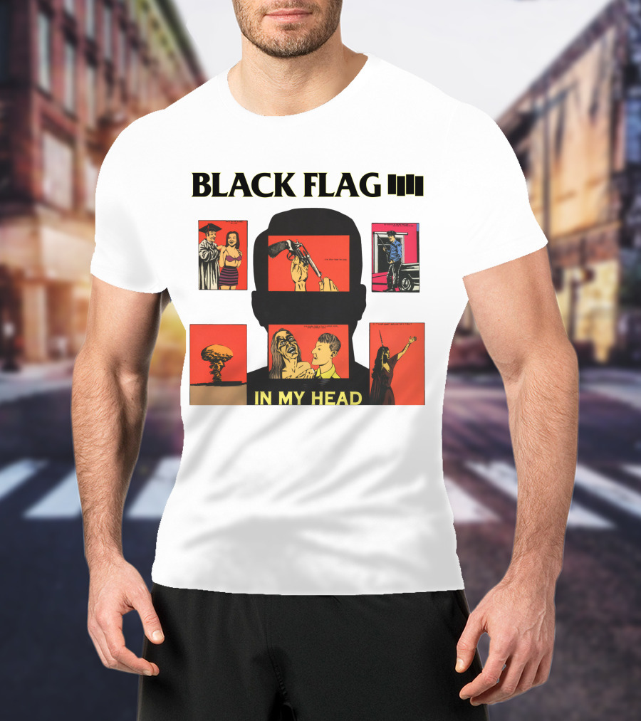 Black Flag In My Head T-Shirt