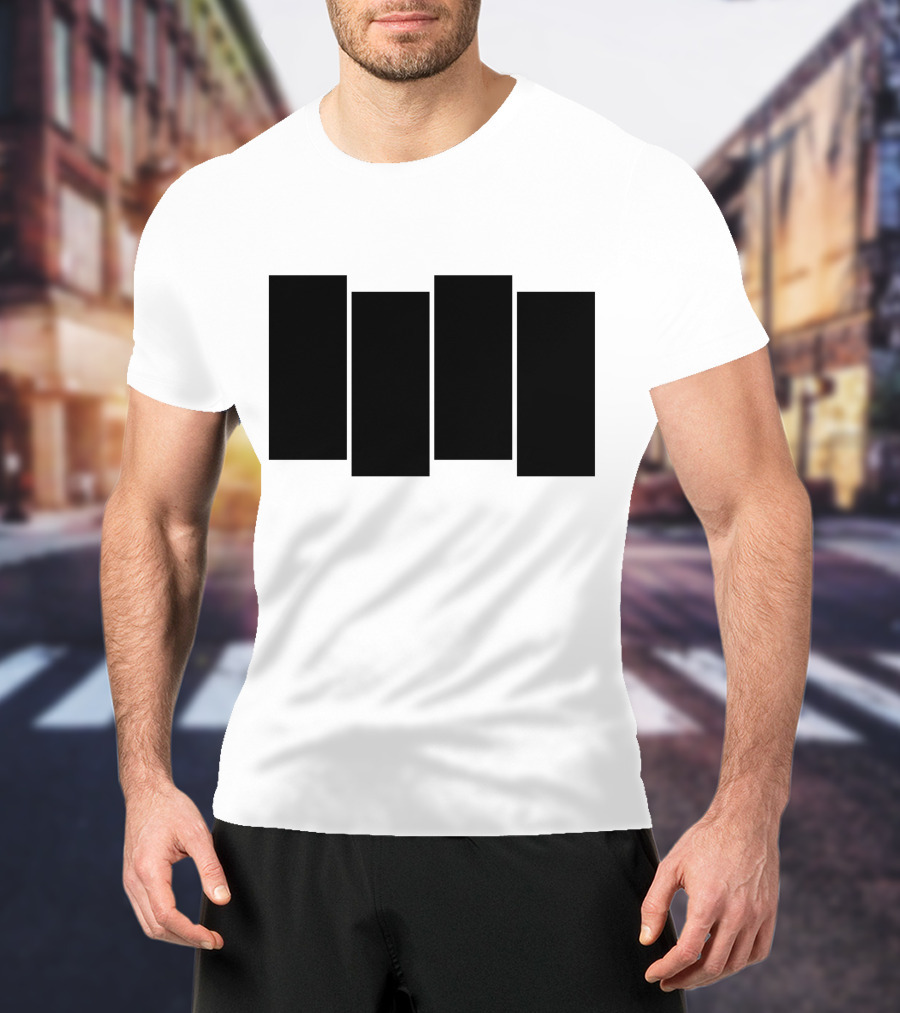 Four Bars Iconic Symbol T-Shirt