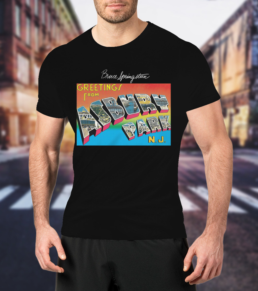 Bruce Springsteen Greetings From Asbury Park N.j. T-Shirt