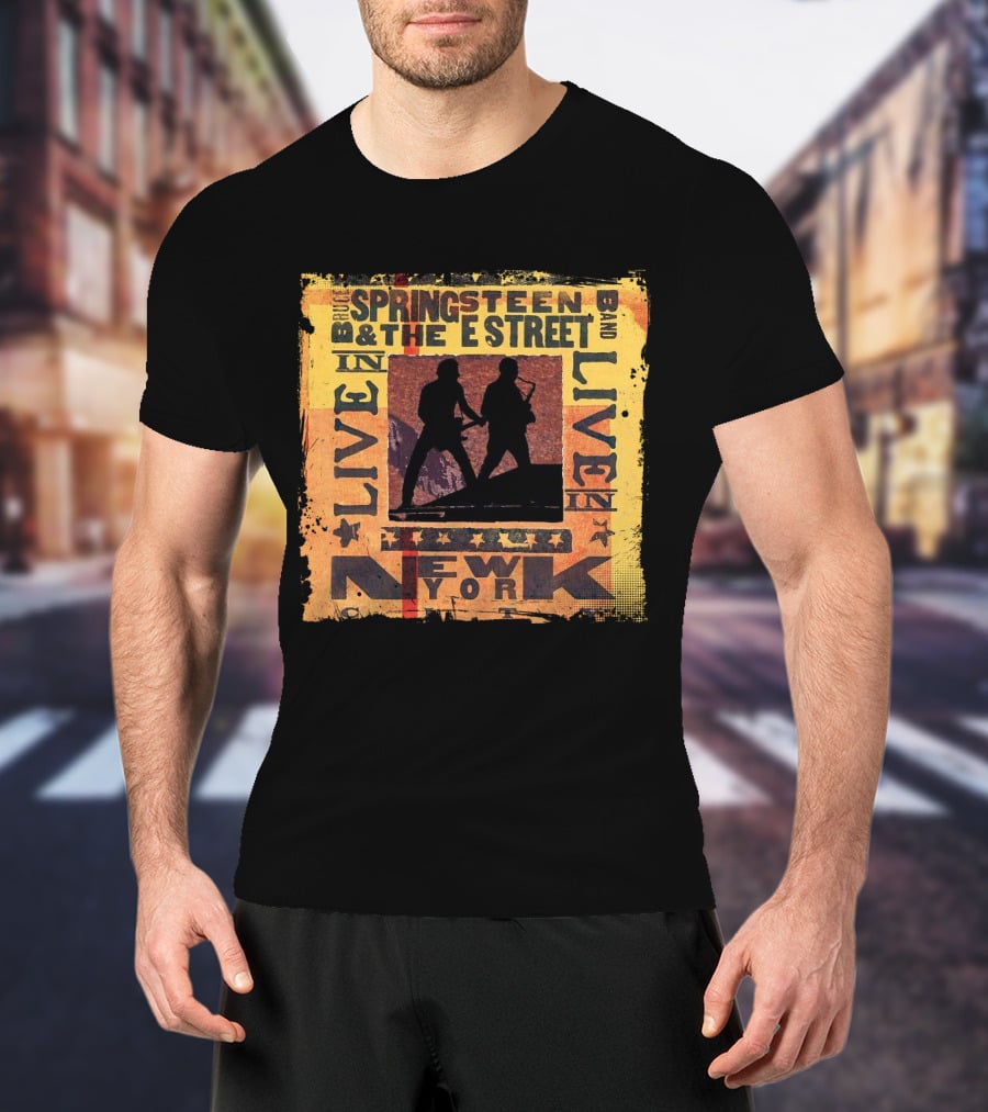 Bruce Springsteen & The E Street Band Live In New York T-Shirt