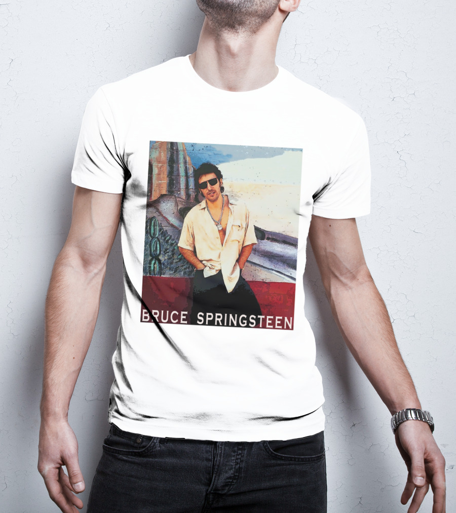 Bruce Springsteen Retro Sunglasses Style Music Legend T-Shirt