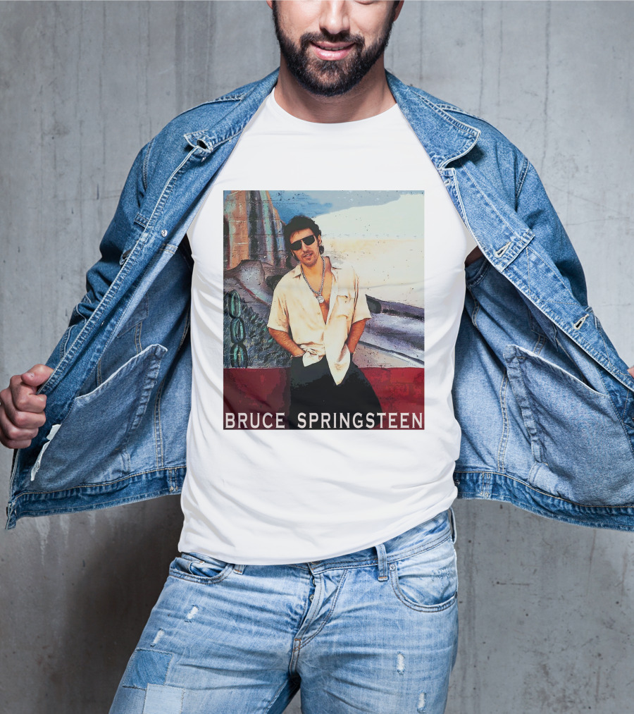 Bruce Springsteen Retro Sunglasses Style Music Legend T-Shirt