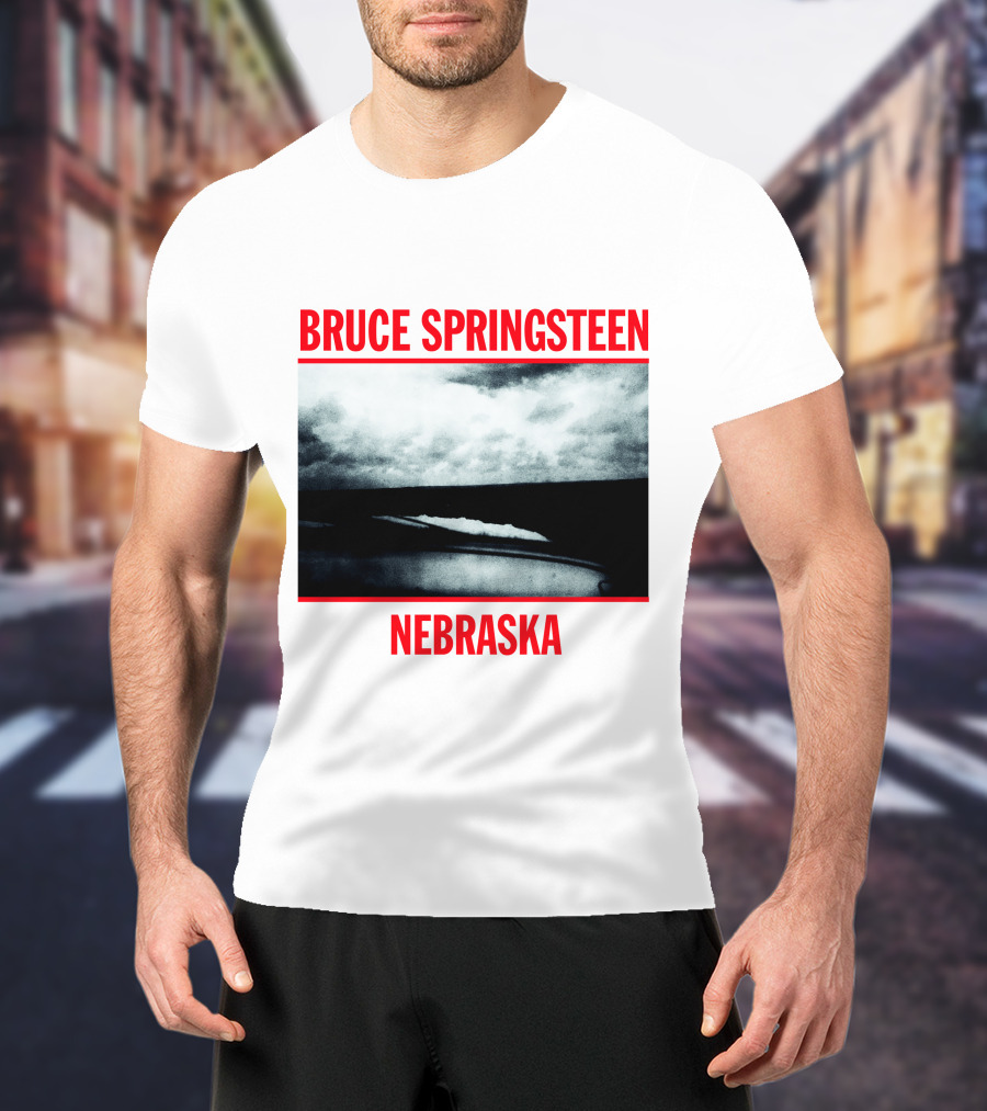 Bruce Springsteen Nebraska Album Cover Brs T-Shirt