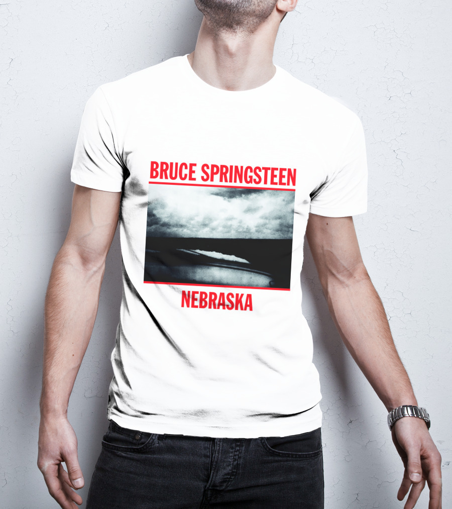 Bruce Springsteen Nebraska Album Cover Brs T-Shirt