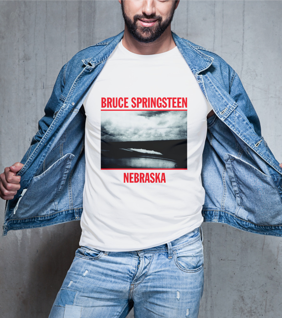 Bruce Springsteen Nebraska Album Cover Brs T-Shirt