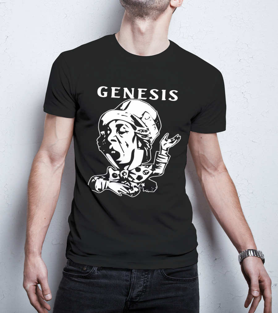 Genesis Trespass Style Face Art T-Shirt