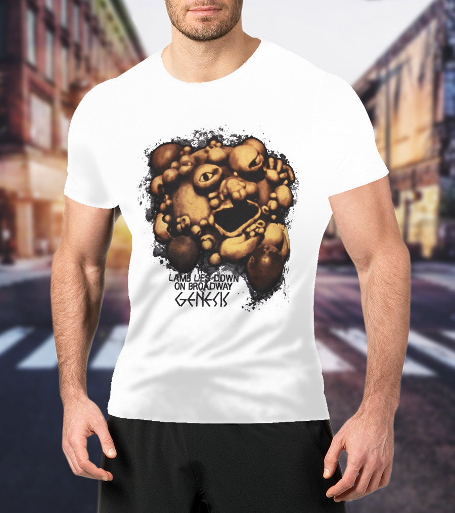 Genesis Lamb Lies Down On Broadway Album Art Bubble Mask T-Shirt