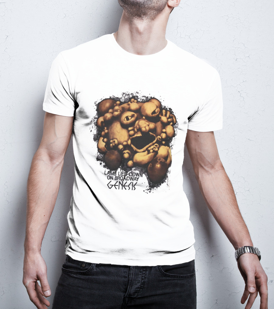 Genesis Lamb Lies Down On Broadway Album Art Bubble Mask T-Shirt