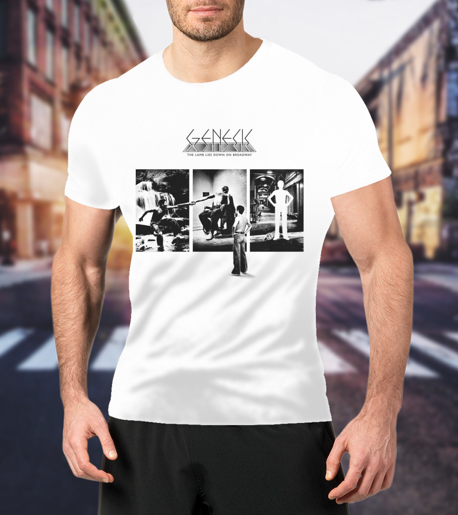 Genesis The Lamb Lies Down On Broadway Album Cover Art T-Shirt