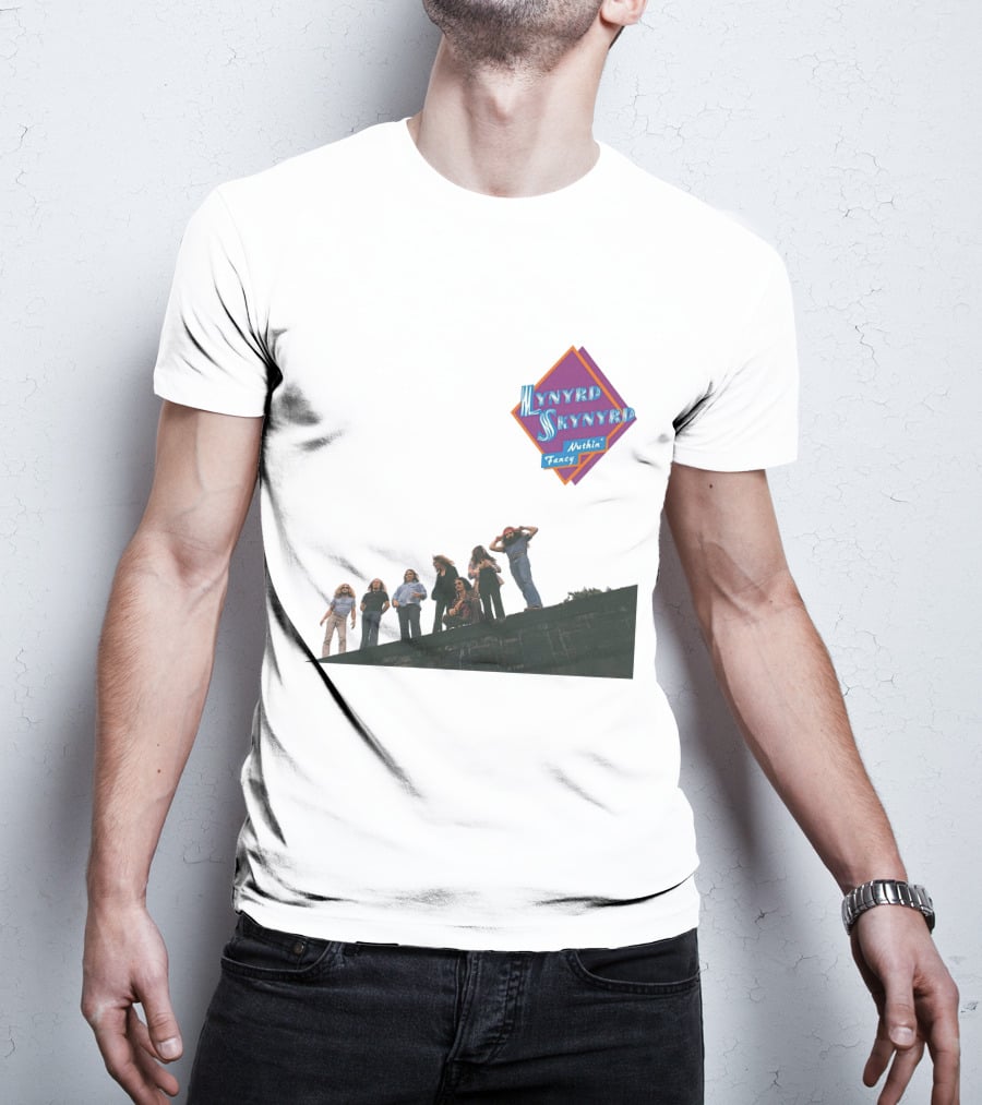 Lynyrd Skynyrd Nuthin' Fancy Band Members On Rooftop T-Shirt