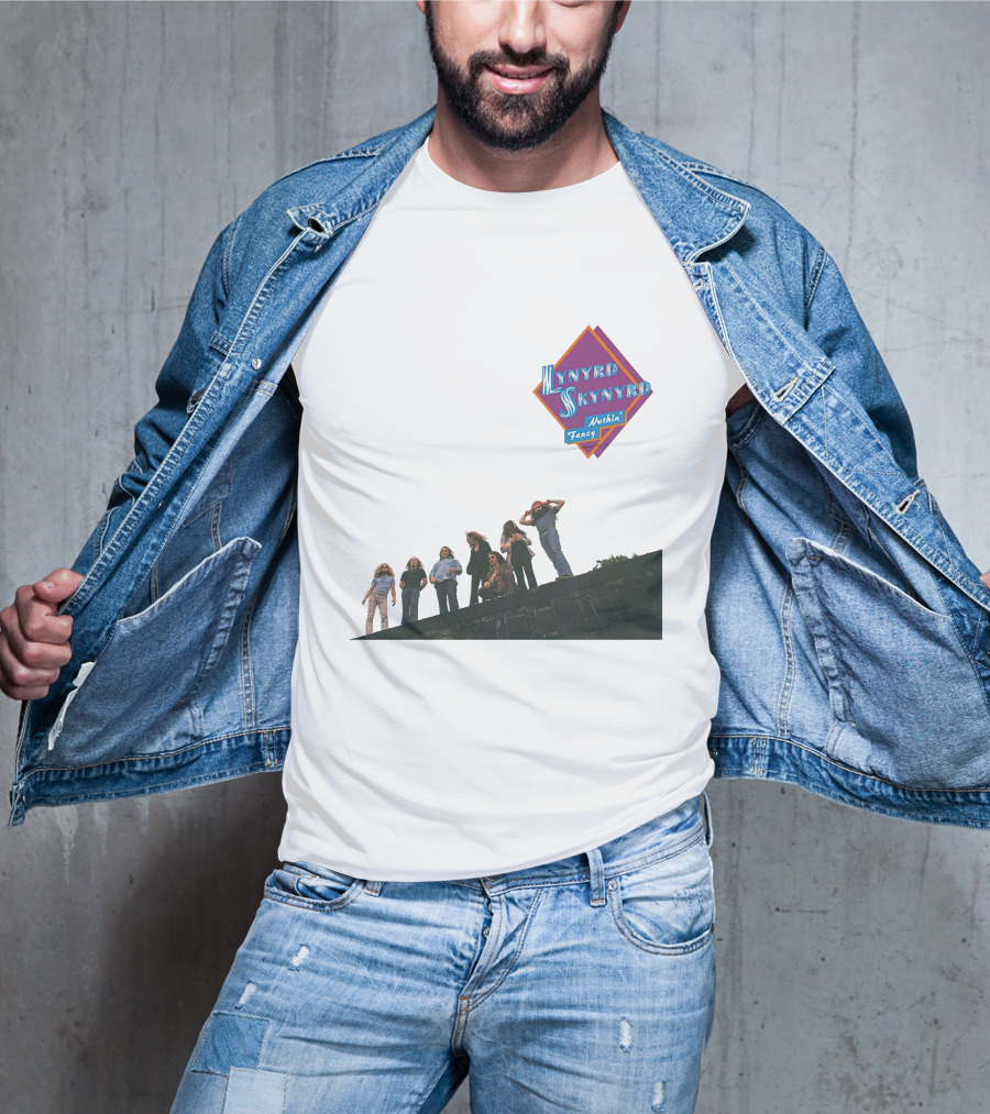 Lynyrd Skynyrd Nuthin' Fancy Band Members On Rooftop T-Shirt