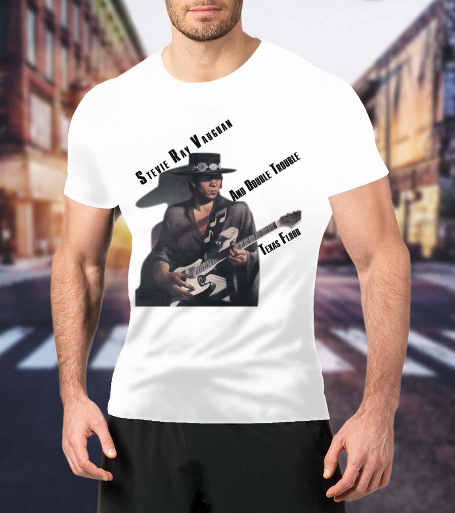 Stevie Ray Vaughan And Double Trouble Texas Flood T-Shirt