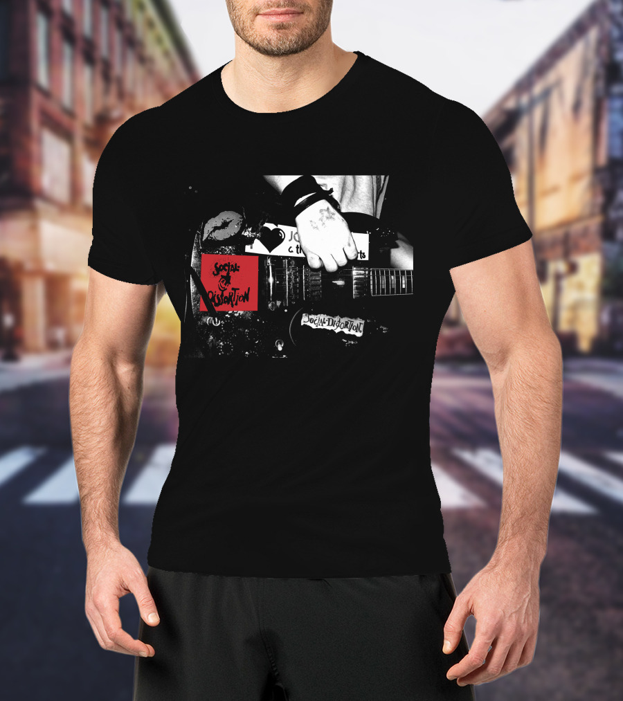Social Distortion Guitar Punk Rock T-Shirt