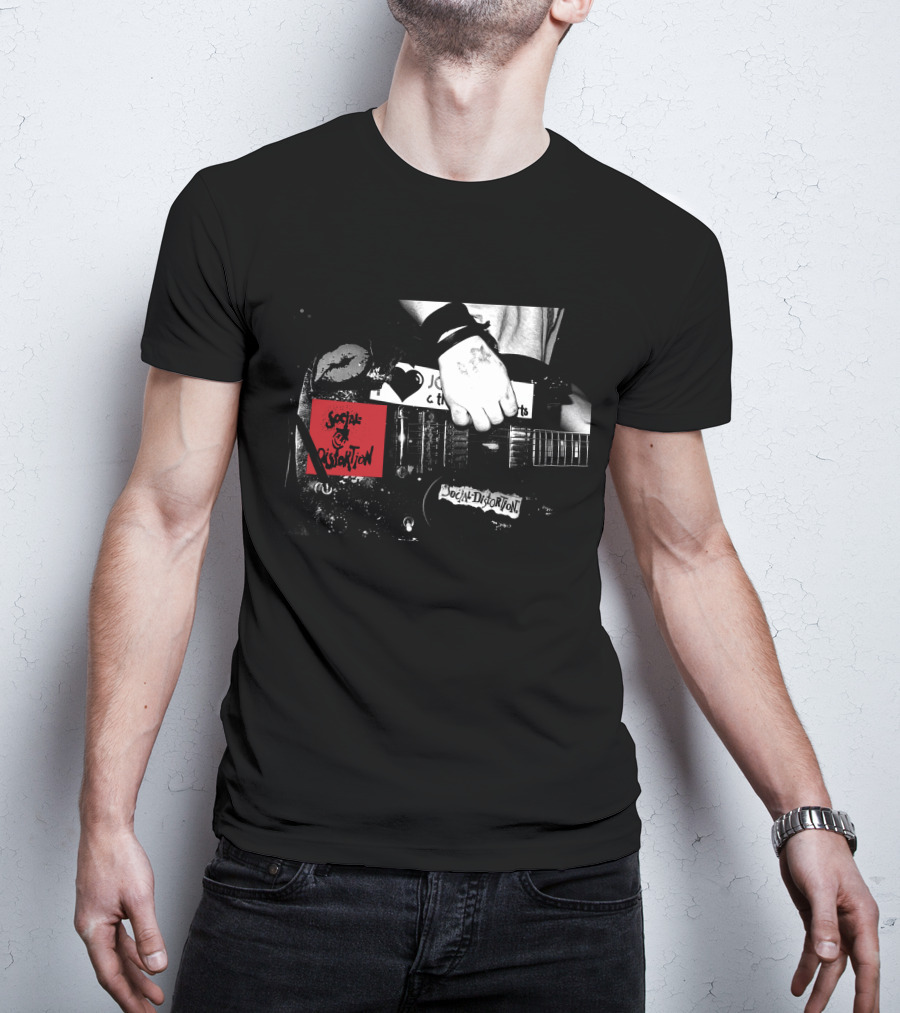 Social Distortion Guitar Punk Rock T-Shirt