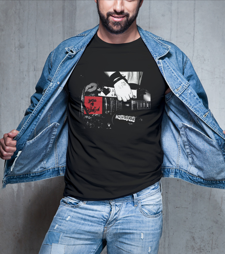 Social Distortion Guitar Punk Rock T-Shirt