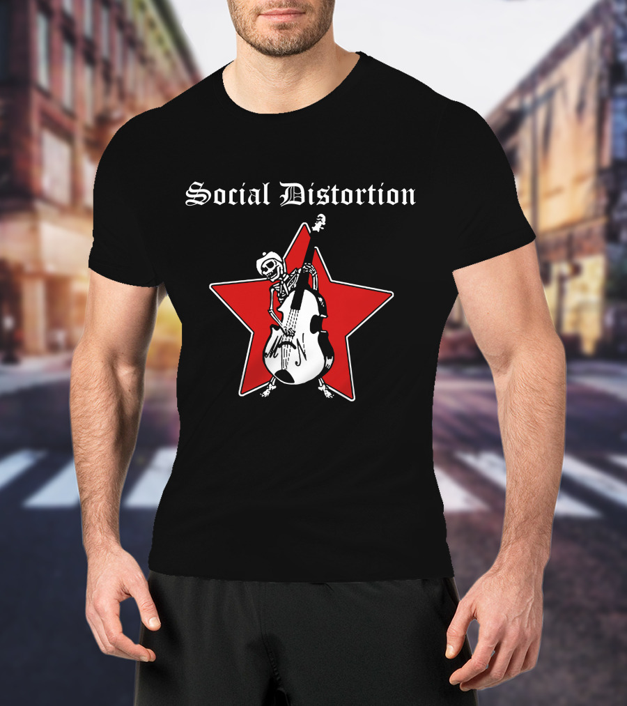 Social Distortion Skeleton Star T-Shirt