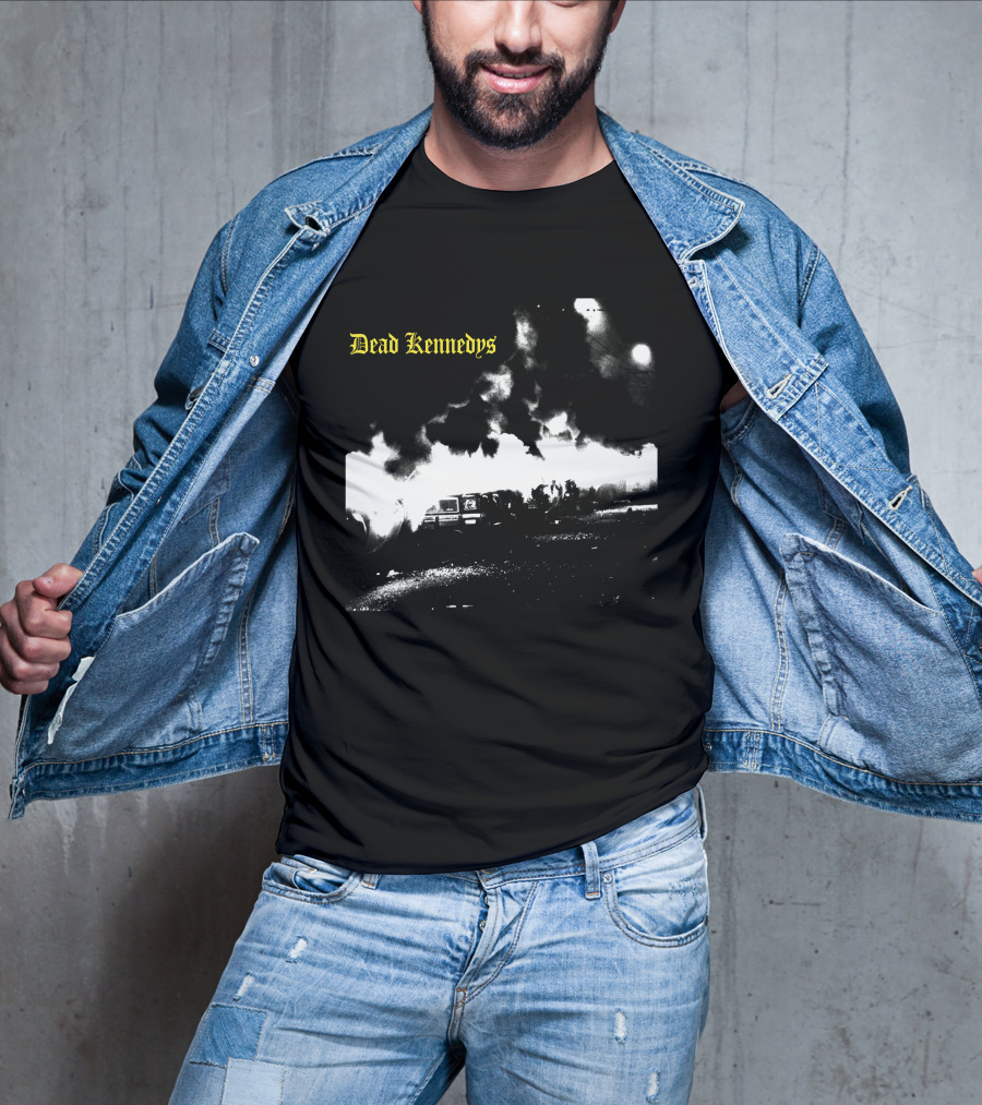 Dead Kennedys Car Riot Scene T-Shirt