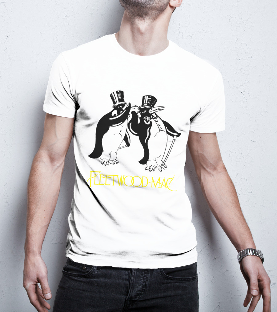 Fleetwood Mac Penguin Top Hat Duo T-Shirt