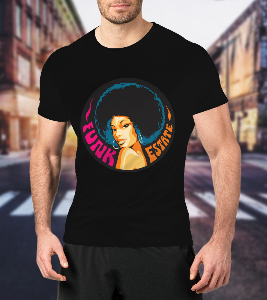Funk Estate Afro Groove Vintage Style T-Shirt