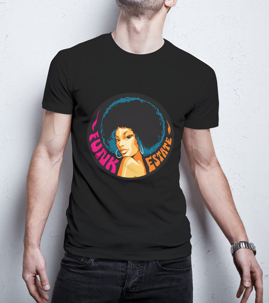 Funk Estate Afro Groove Vintage Style T-Shirt