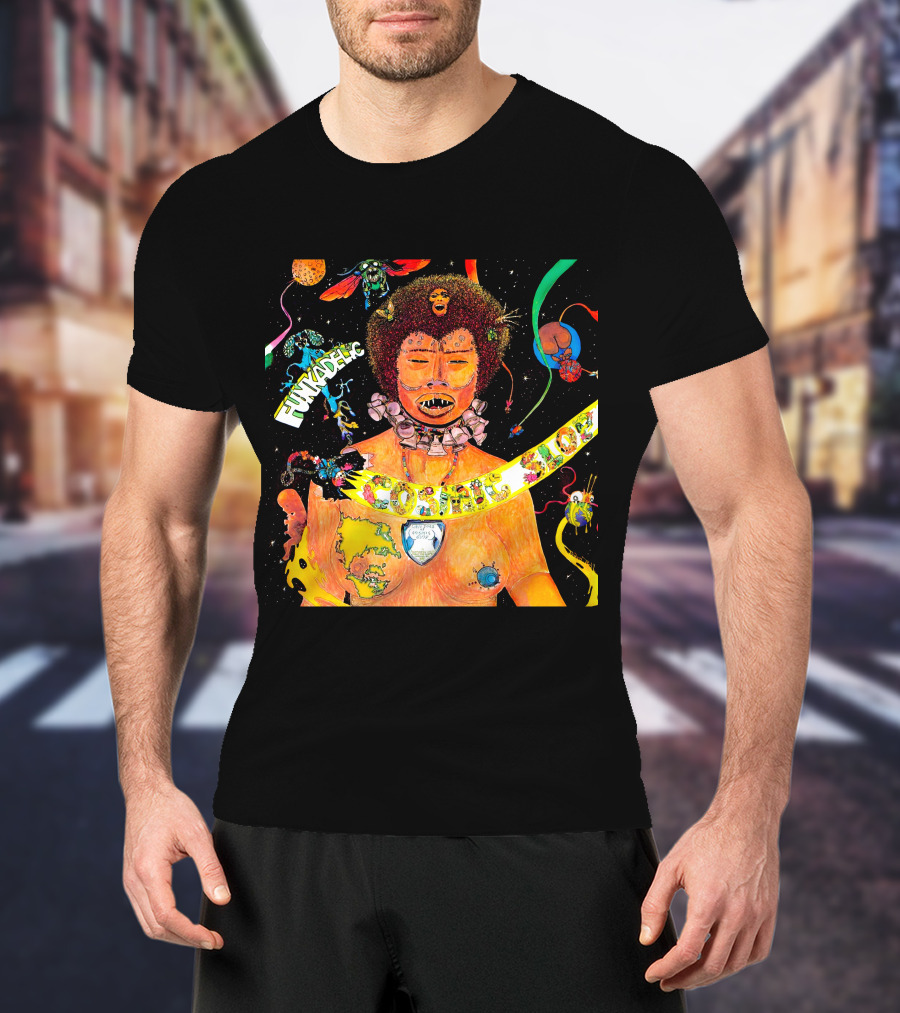 Funkadelic Cosmic Slop Album Cover Art T-Shirt