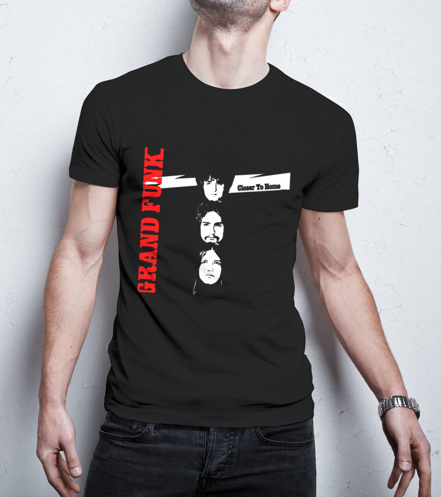 Grand Funk Railroad Closer To Home Album Cover T-Shirt