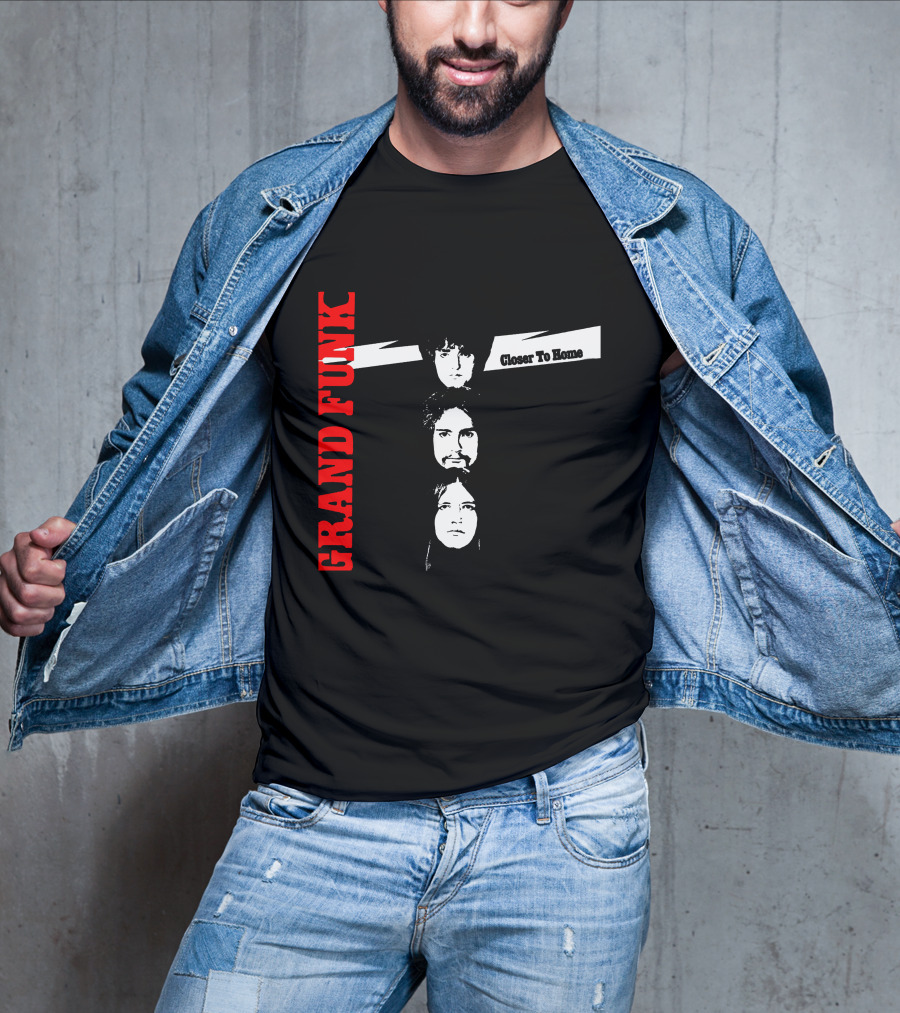 Grand Funk Railroad Closer To Home Album Cover T-Shirt