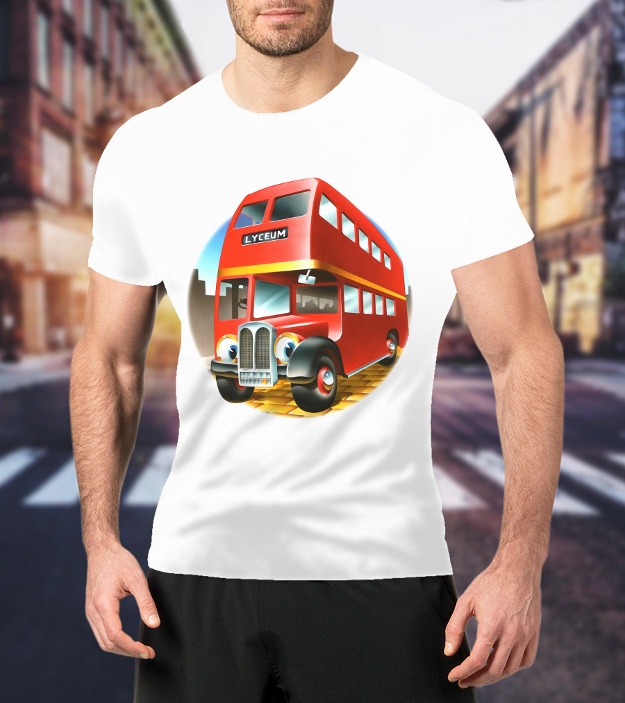 Europe '72 Series 5 - Strand Lyceum London England 5-23-1972 Double Decker Bus T-Shirt
